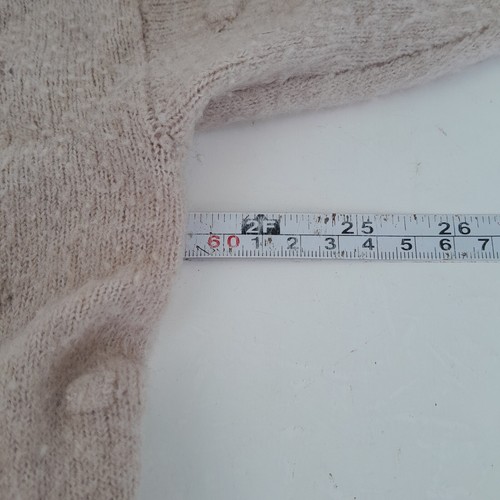 Suéter Fat Face Jumper 14 beige para mujer acanalado cuello alto tejido bobbl... - Imagen 4 de 10