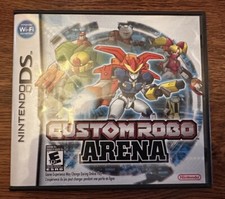Custom Robo Arena Nintendo DS Video Game 2007 w/ Case Cartridge Manual & Inserts