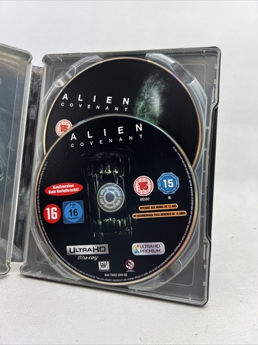 Alien Covenant 4K Blu-Ray Steelbook Ultra HD 2017 Ridley Scott - Picture 3 of 3