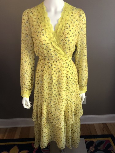 Cottagecore Floral Prairie Tea Dress NWT Sz Small Lace Tiered 🌸 - Picture 2 of 11