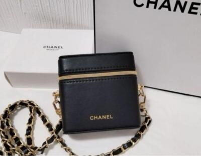 CHANEL Pouch Lip Case New Limited mirror pouch Black Japan CHANEL Pouch Lip Case New Limited mirror pouch Black Japan