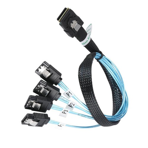 SFF-8087 SFF-8087 Mini-SAS SATA 3.0 Expansion Card 8Ports HDD SSD Cable - Afbeelding 11 van 23