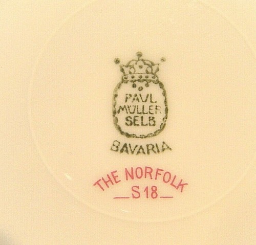 Rare Antique WWI-Era Paul Muller Bavaria "The Norfolk" China from $4.99/each - Picture 114 of 140