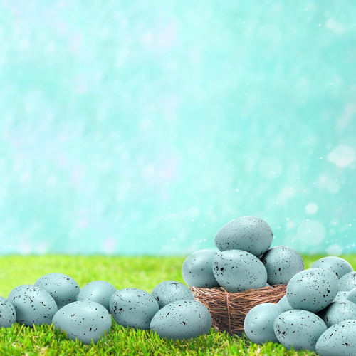 16 Pcs 2.4 in Speckled Plastic Easter Eggs for Spring Displays and Decorations - Picture 4 of 12