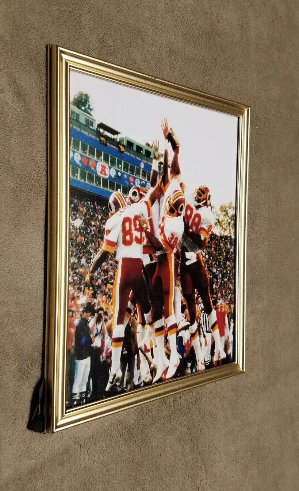 Foto enmarcada de 8x10 de los Washington Redskins de THE FUN BUNCH
