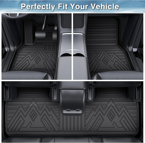 Floor Mats for Kia Telluride 2020-2025, Only for 7 Seater, with 2Nd Bucket Seats - Picture 3 of 7