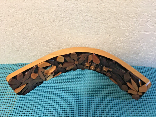 CLEARANCE COSTA RICA Hand Carved Wood Balancing WINE Bottle Holder Souvenir  12" - Picture 19 of 22