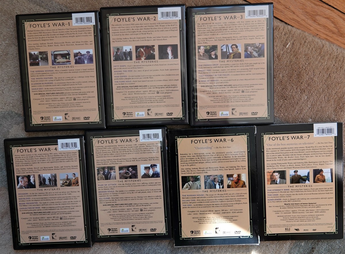 Foyle's War - Sets 1- 5 (DVD, 2008, Multi-disc set) for sale