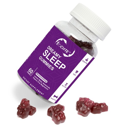 Dreamy Sleep 60 Gummy Melatonin 5mg Vitamin D, Magnesium, Lemon Balm Extract - Picture 8 of 14