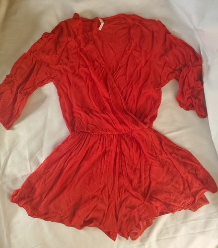 Sage Romper Size Small Red Sz estimated  - Picture 1 of 7
