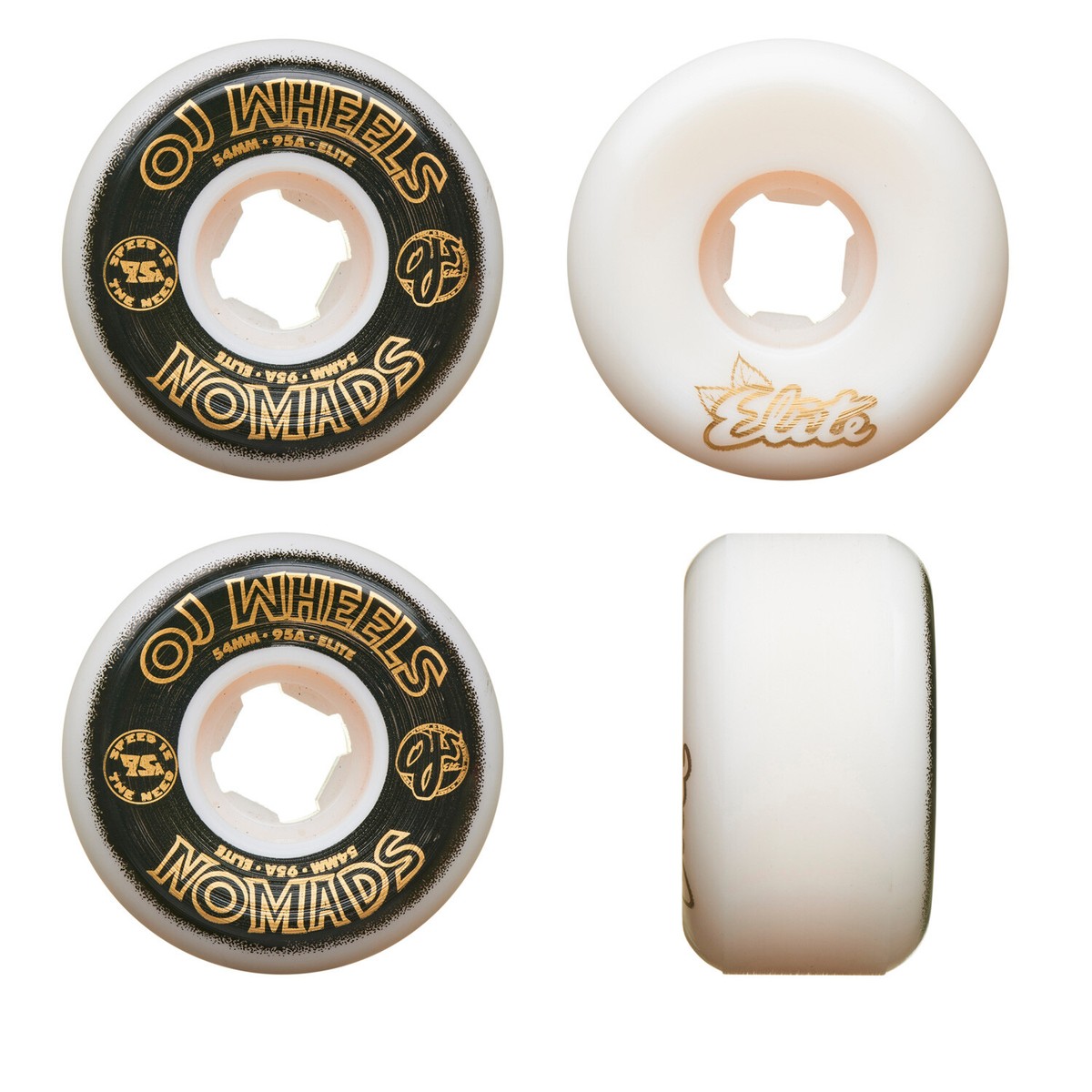 OJ III Skateboard Wheels 54mm Elite Nomads 95A | eBay