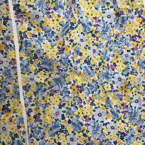 Tommy Hilfiger COTTON FLORAL BELINDA FABRIC Curtain 72 “X 72” - Picture 2 of 5