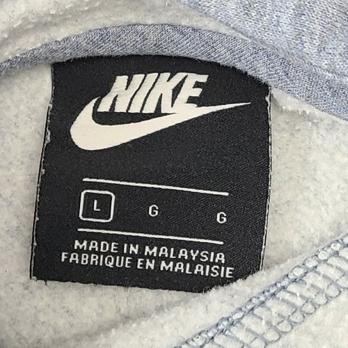 Nike Sweater Boys Large Gray Pullover Sweatshirt Hoodie Kids Youth - Picture 6 of 6