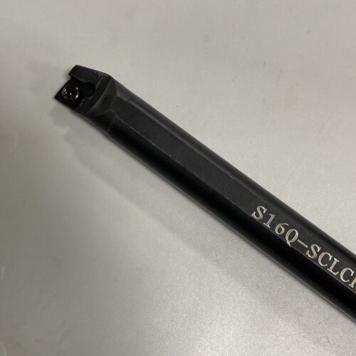 16 mm S16Q-SCLCR09 herramienta de giro barra perforadora de torno interno + inserto de carburo CCMT09T304 - Imagen 2 de 6