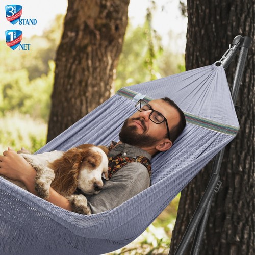 Tranquillo Adjustable Hammock Stand Collapsible Camping Hammock and Stand 550 lb - Picture 27 of 74