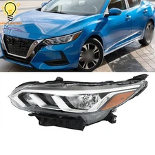 Headlight For 2020 2021 22 Nissan Sentra Left Driver Side Halogen Lamps Assembly