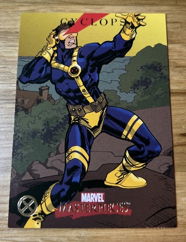 Marvel Masterpieces 2007 Spiderman Chase Card X4/9 W idealnym stanie! CYCLOPS - Miętowy! - Zdjęcie 2 z 4