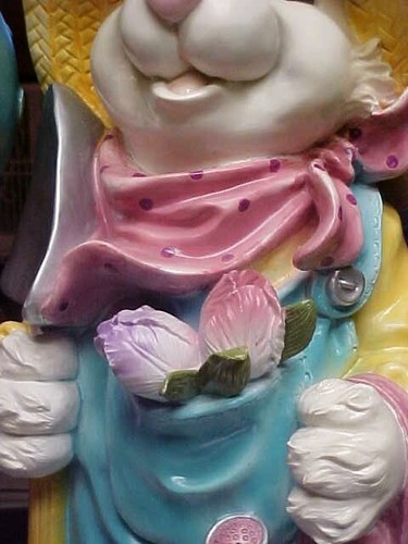 RARE Boy & Girl Bunny Rabbit Statues Figurines HUGE 26”T Store Display EASTER! - Picture 8 of 13