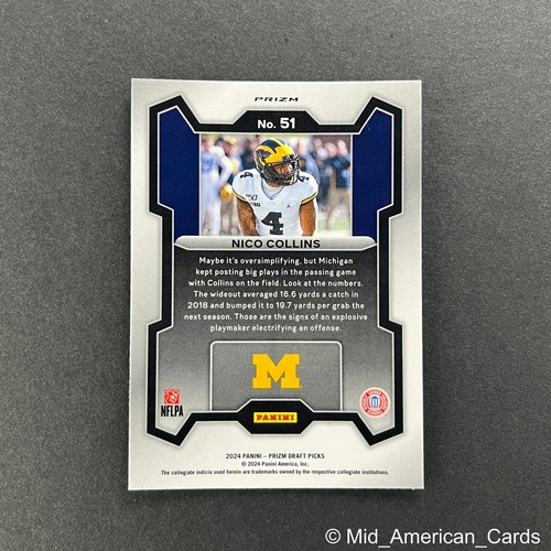 2024 Prizm Draft Picks Rookies Parallels & Inserts COMPLETE YOUR SET! FREE SHIP - Picture 139 of 202