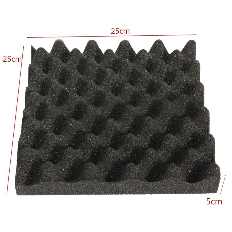 Acoustic Studio Soundproofing Egg Crate Foam Wall Tiles 2 X 10 X 10