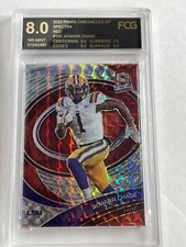 2022 Panini Chronicles SPECTRA RED /25 JA'MARR CHASE GRADED FCG 8 BENGALS