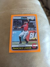 2020 Topps Big League Orange #215 Francisco Lindor Cleveland Indians