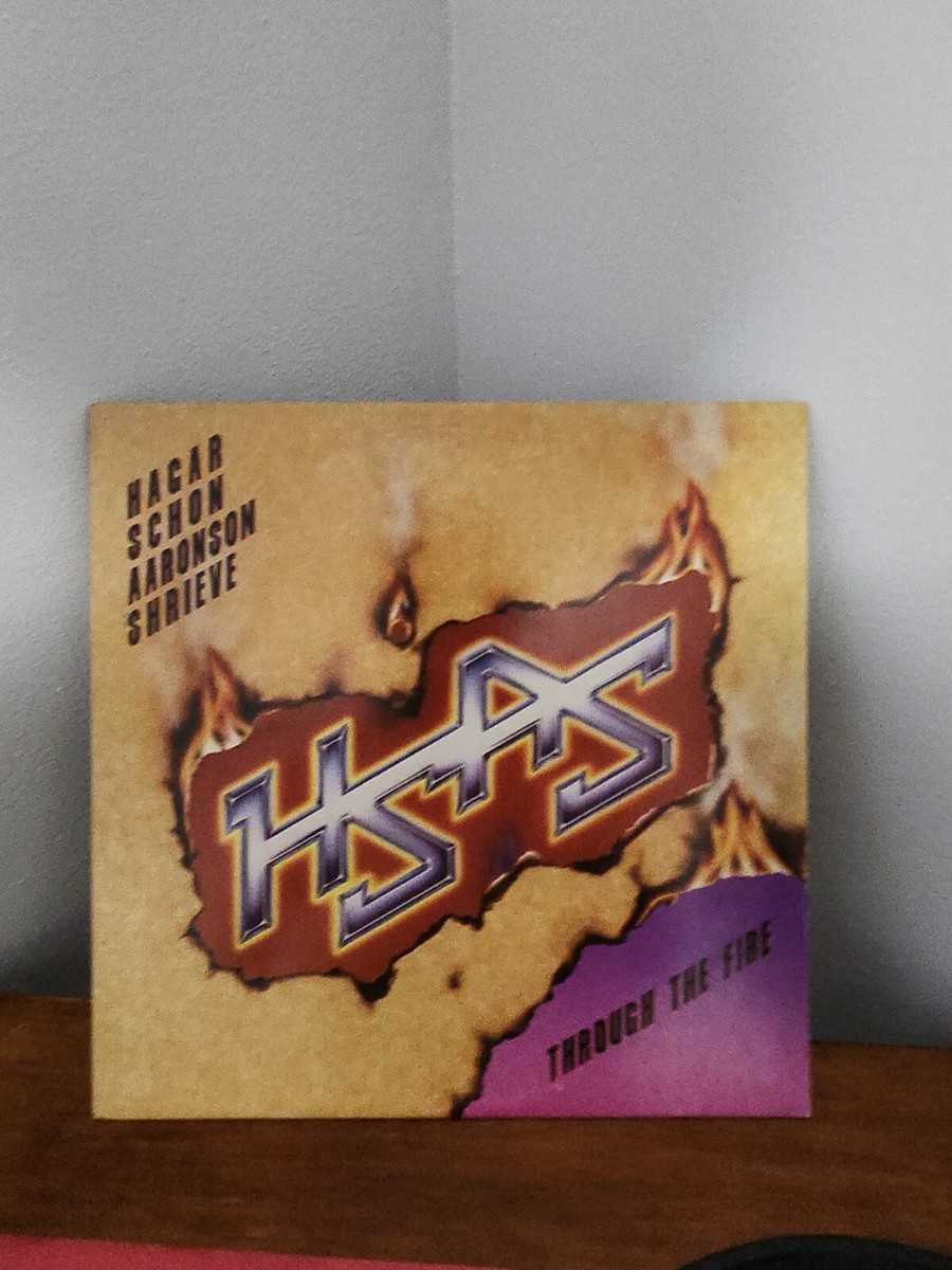 HSAS - Through The Fire Vinyl 1983 Geffen Sammy Hagar Schon