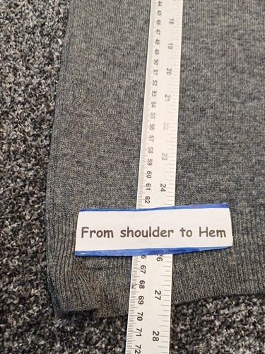 PROQUIP Golf Jumper Men Medium Grey Wool Knit Waterproof Thermal Lambswool - Picture 7 of 12