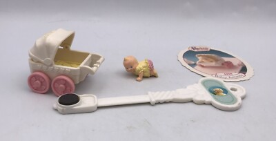 Fisher Price Vintage 1988 Precious Places Replacement 5204 BABY AMANDA Stroller
