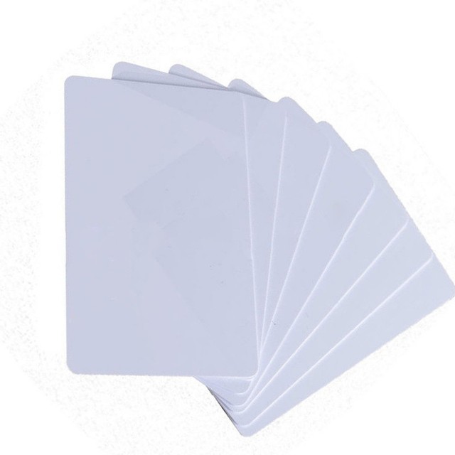 100pcs NFC thin smart card tag 1k S50 IC 13.56MHz Read /& Write RFID