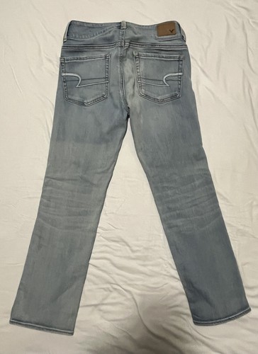 American Eagle AEO Light Wash Skinny Stretch Denim Jeans 6 - Picture 13 of 17