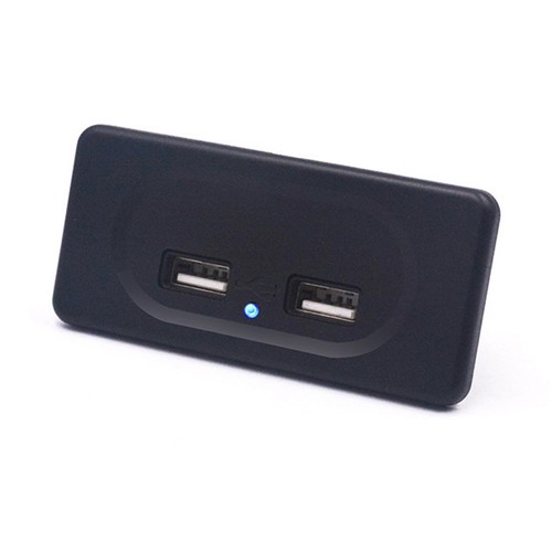 3.1A Dual USB Port Fast Charger Socket Power Outlet Panel 12V Motorcycle Car HOT - Picture 1 of 6