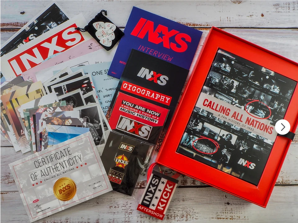 Deluxe Edition INXS book - Calling All Nations - Image 3 of 4