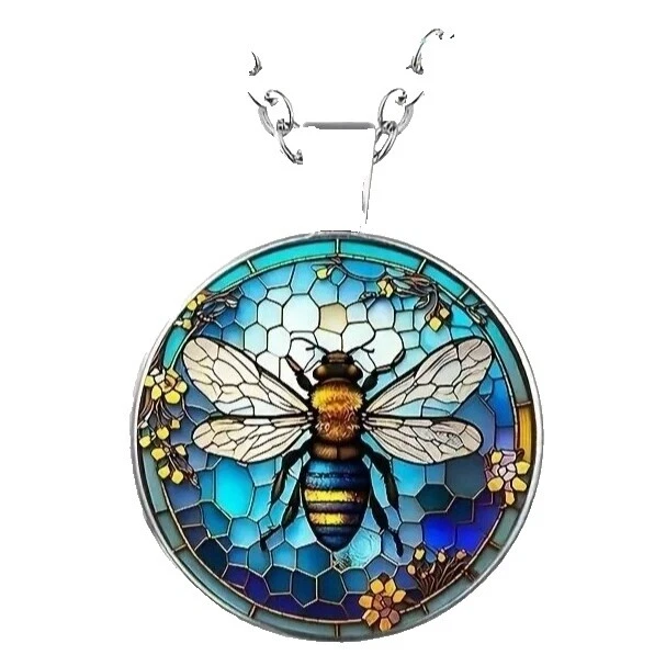 Collares y colgantes de vidrio donut de moda