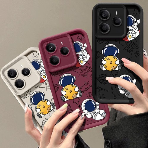 For Xiaomi Redmi Note 14 13 12 11 Pro Cute Astronaut Soft Shockproof Case Cover - Picture 2 of 21