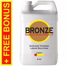BRONZE - LIGHT - 4 oz - Spray Tan Solution / Sunless Tanning Self Tanner Mist