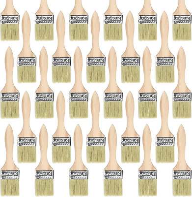 48-Pack 2'' Paint & Chip Brushes for Paint, Stains, Varnishes, Watercolor, Wood, 