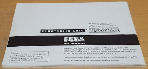 Road Rash For Sega Game Gear Complete & In VGC - Picture 16 of 19
