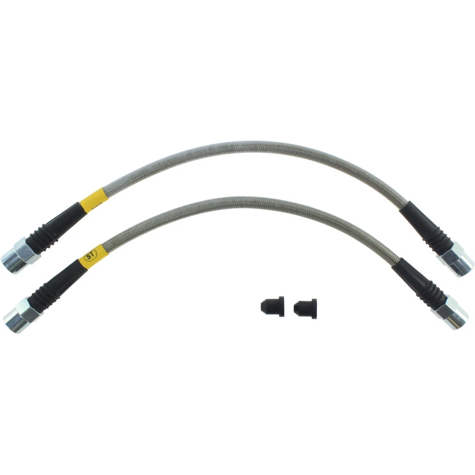StopTech 950.33007 Front Braided Brake Line for 92-09 Audi S4 / 96-09 A4 Passat - Image 2 of 2