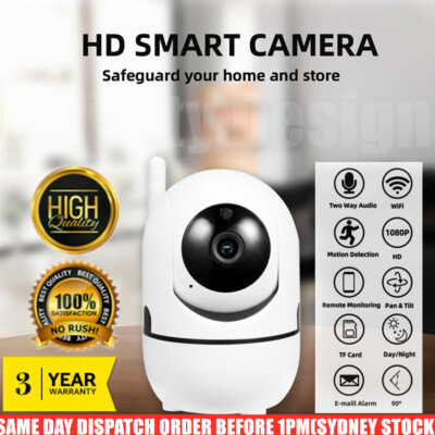 1080P HD WIFI Security Smart IP Camera Wireless Home CCTV System Indoor  Monitor