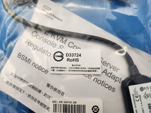 NEW HP 753494-001 USB KVM Console Interface Adapter Lot of 9 - Afbeelding 3 van 5