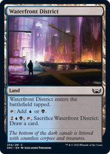 Waterfront District FOIL Streets of New Capenna NM Land Common MTG CARD ABUGames