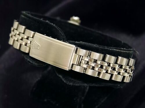 Vintage Rolex Date Lady Stainless Steel Watch Jubilee Bracelet Silver Dial 6516 - Picture 4 of 5