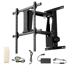 Electric TV Lift Wall Mount for 32-65" Screens Over Fireplace w/ Remote 88 Lbs