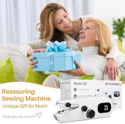 Electric Sewing Machine with LED Display Handheld Sewing Machine for Beginner - Picture 6 of 6