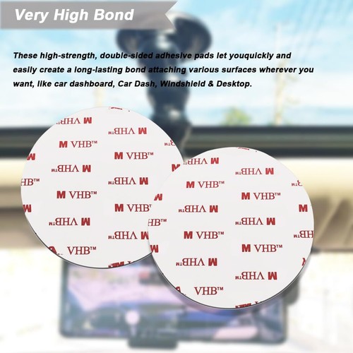 10 Pack 90mm 3.54" Circular Double Sided Sticky Pads Strong Car Sticky Adhesi... - Picture 6 of 7