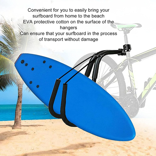 Moped Surfboard Racks, Aluminum Alloy Removable Bicycle Surf Board Carrier for S - Picture 3 of 9