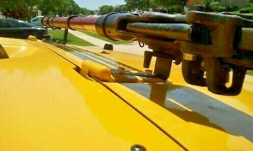 [SR] Hi-Lift Jack Holder Hood Mounting Bracket For Jeep Wrangler 07-18 JK / JKU - Foto 2