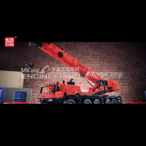 Mould King 17073 Crane Engineering Truck Building Block Remote Control Vehicle - Video 1 of 1
