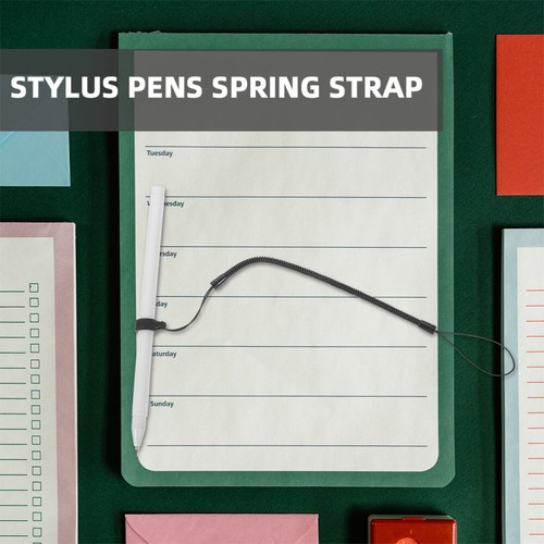 8 Pcs Stylus Fixing Rope Retractable Spring Coil Strap Pens Straps - 第 7/12 張圖片